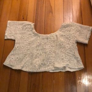 Off the shoulder shirt